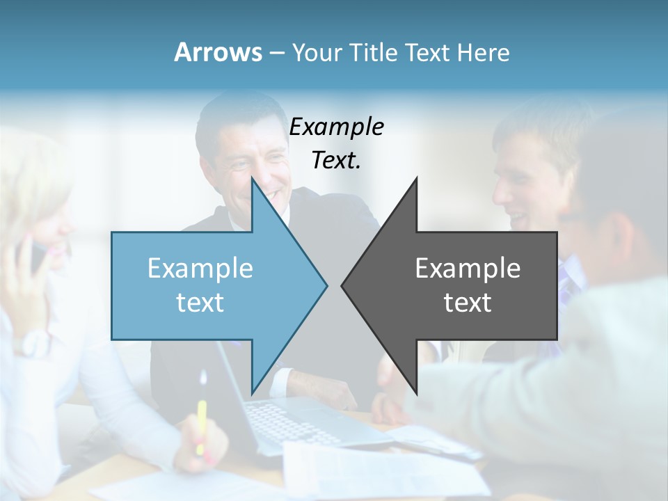 Unite Gesture Men PowerPoint Template