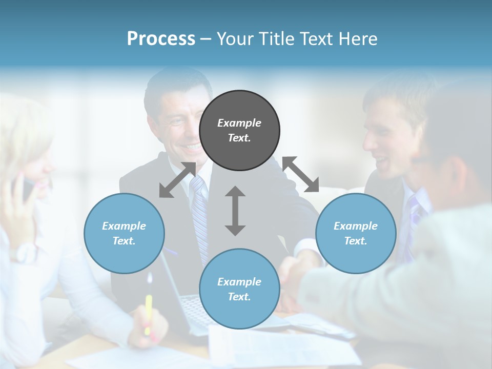 Unite Gesture Men PowerPoint Template