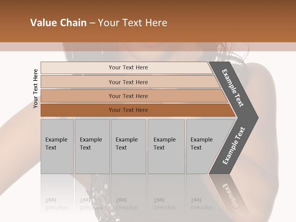 Young Woman Beautiful PowerPoint Template