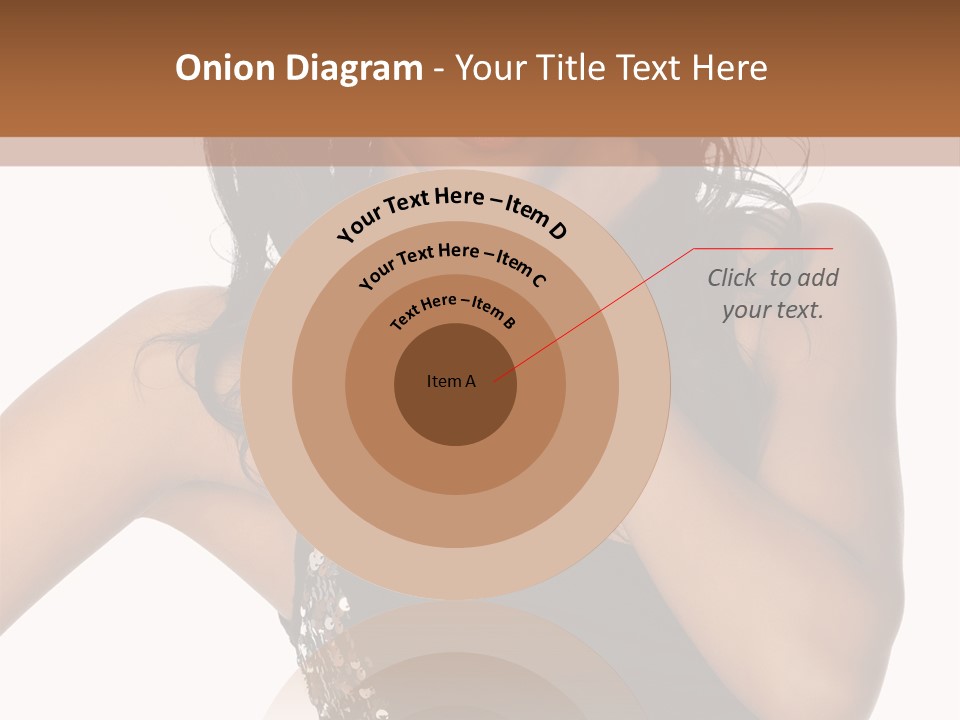 Young Woman Beautiful PowerPoint Template