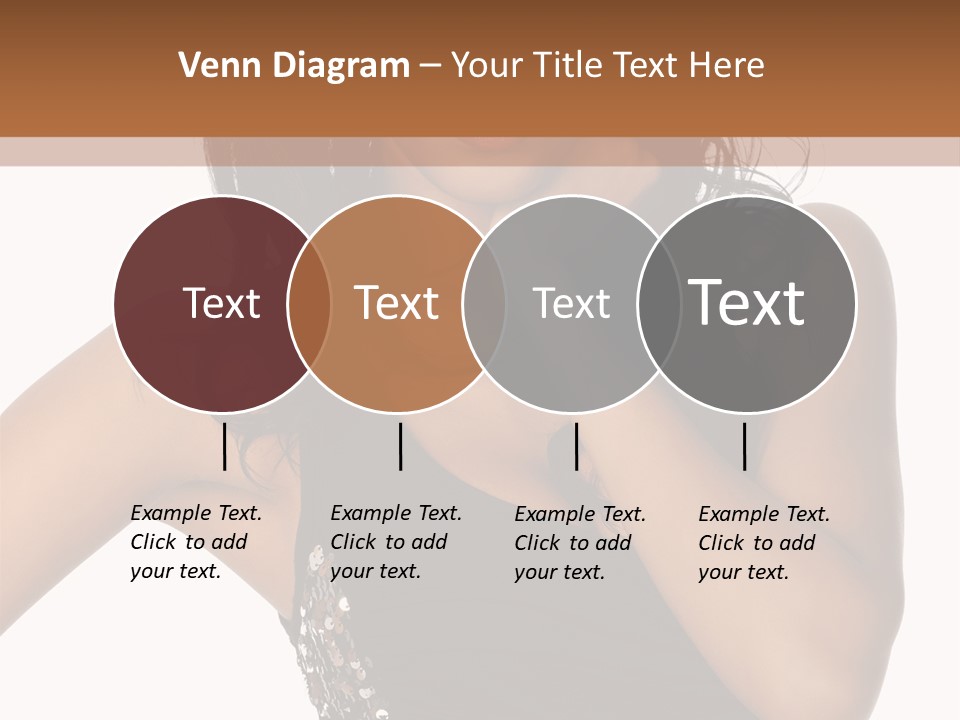 Young Woman Beautiful PowerPoint Template