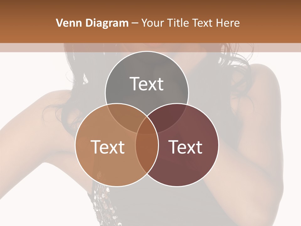 Young Woman Beautiful PowerPoint Template