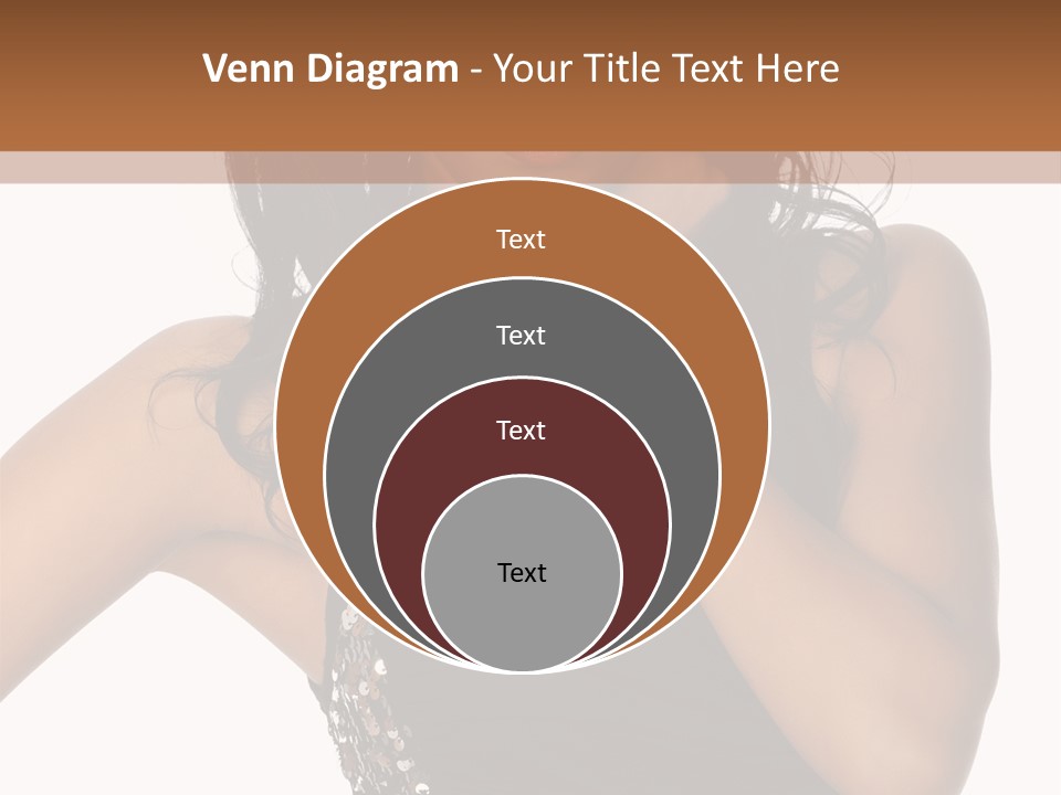 Young Woman Beautiful PowerPoint Template