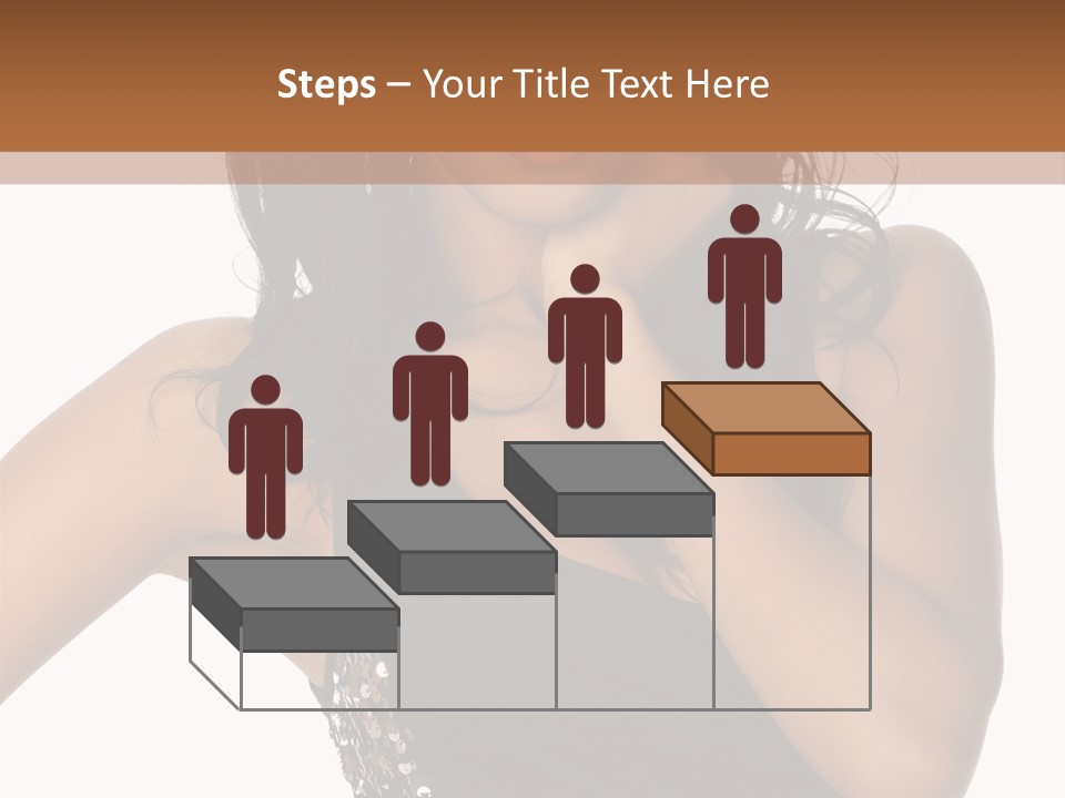 Young Woman Beautiful PowerPoint Template