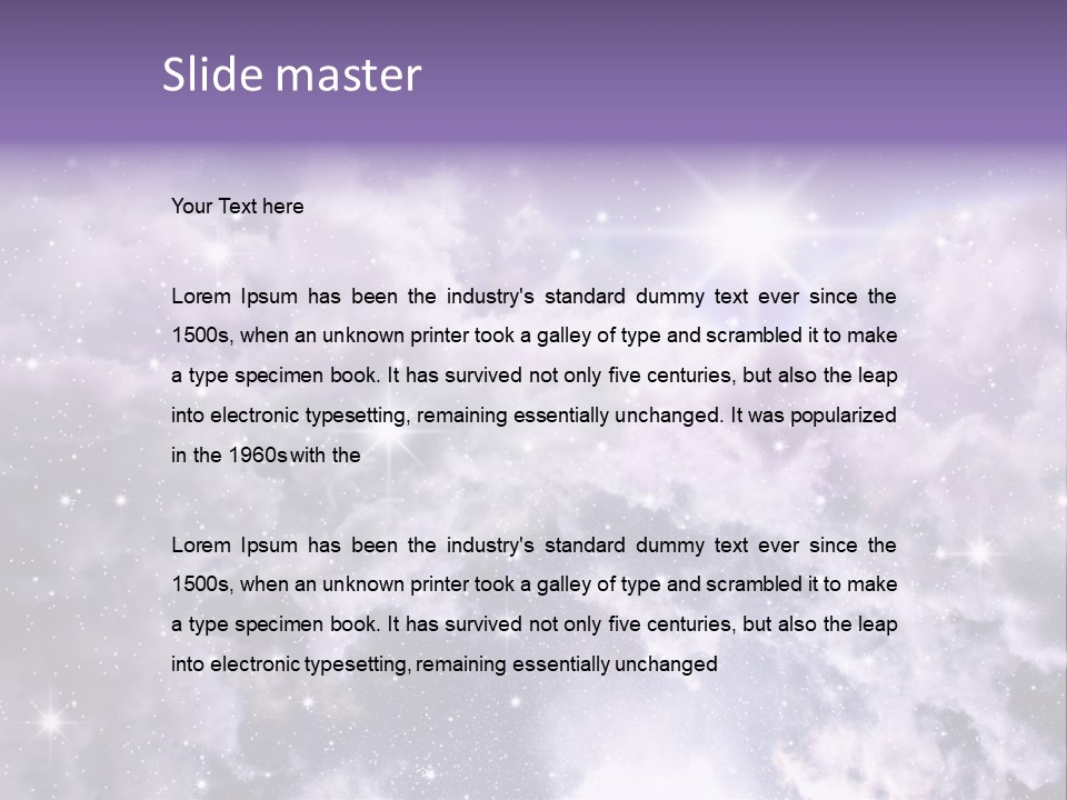 Sidereal Color Magic PowerPoint Template