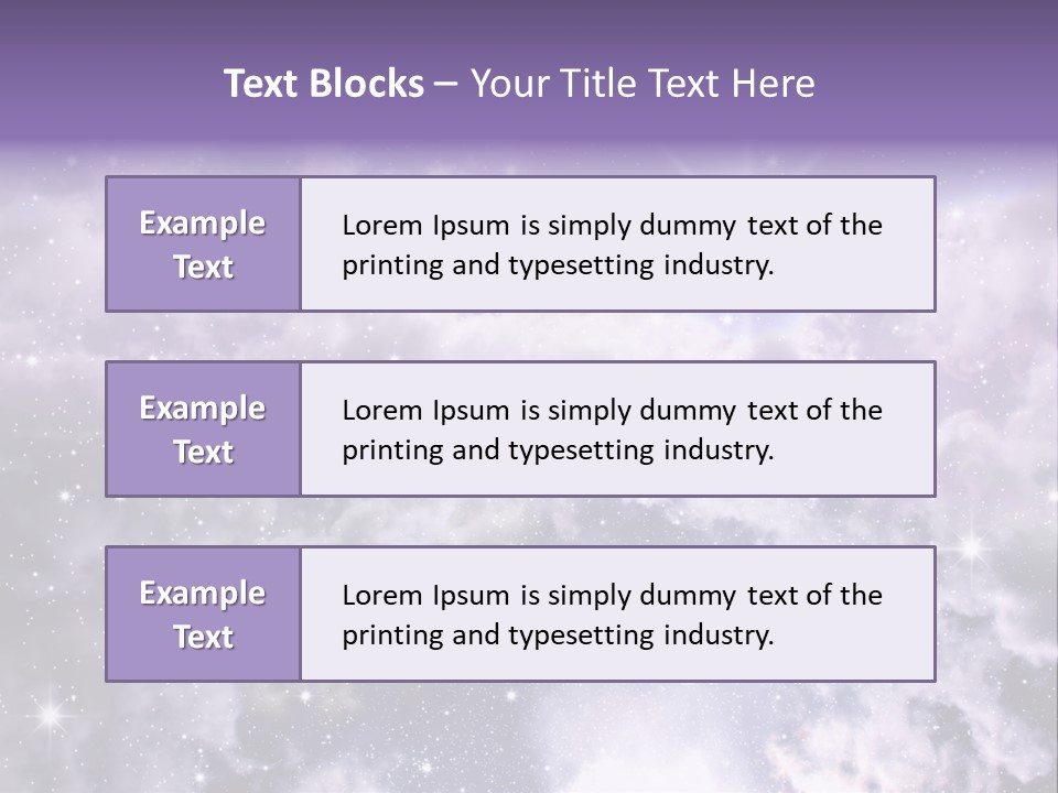 Sidereal Color Magic PowerPoint Template
