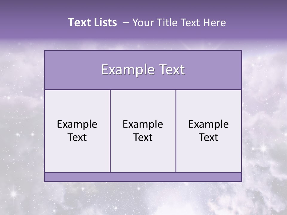 Sidereal Color Magic PowerPoint Template