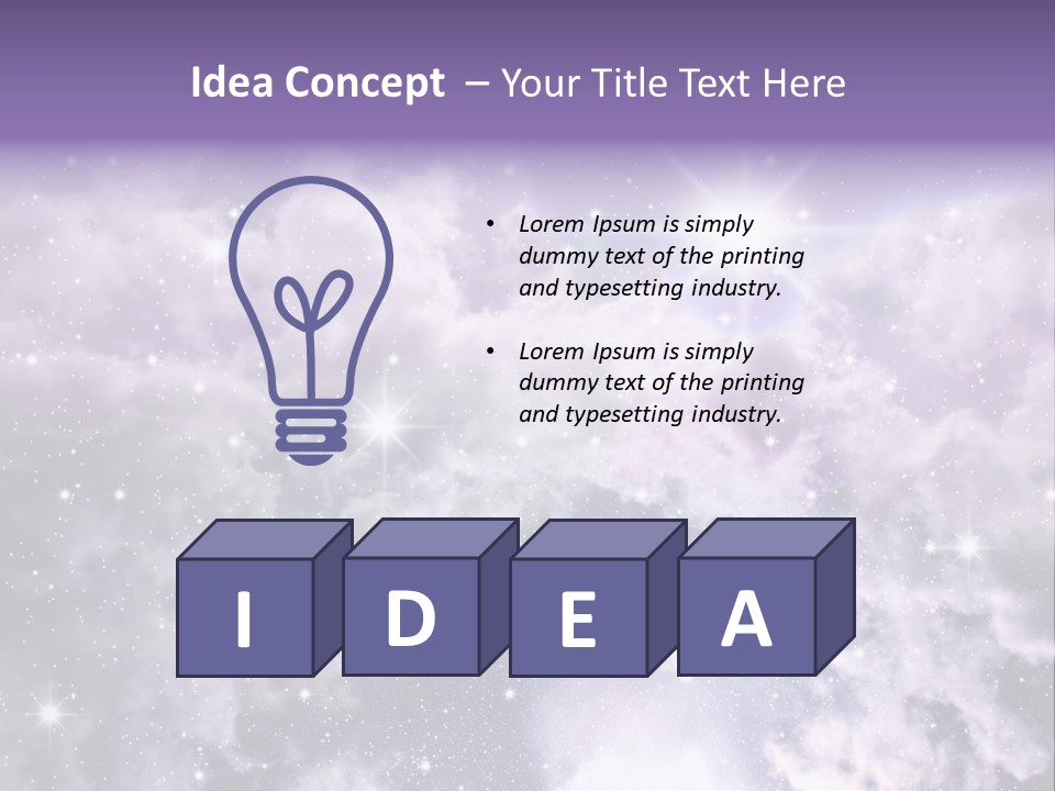 Sidereal Color Magic PowerPoint Template
