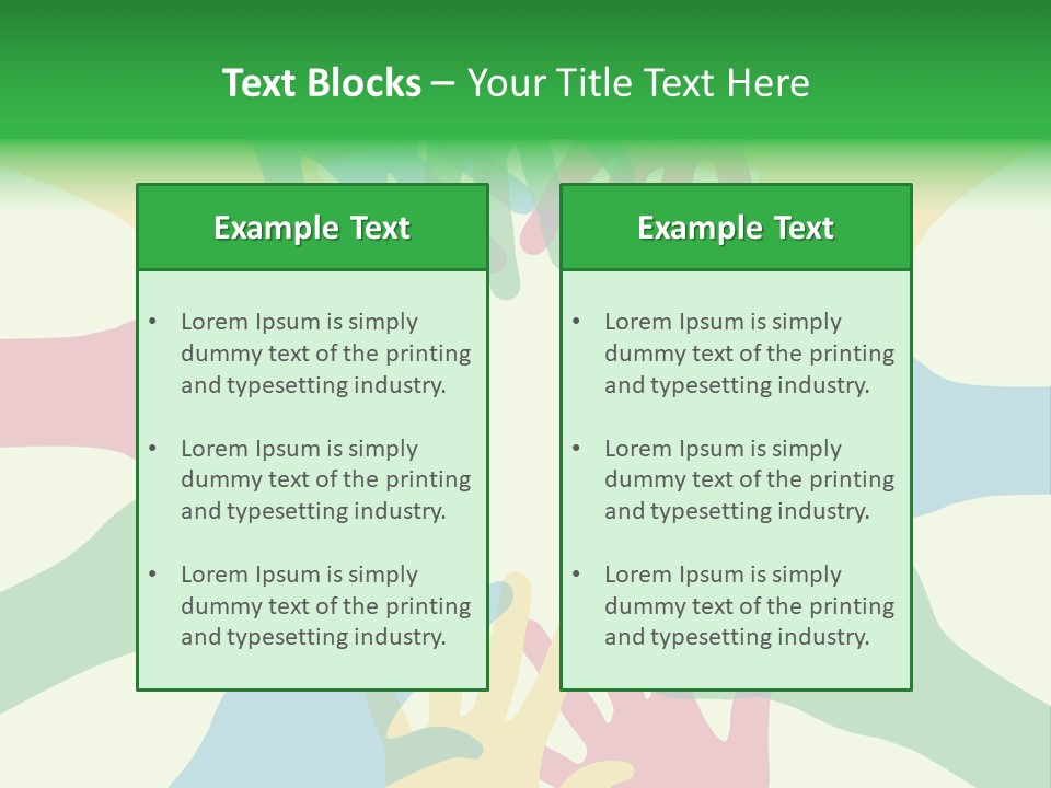 Hope Charity Rainbow PowerPoint Template
