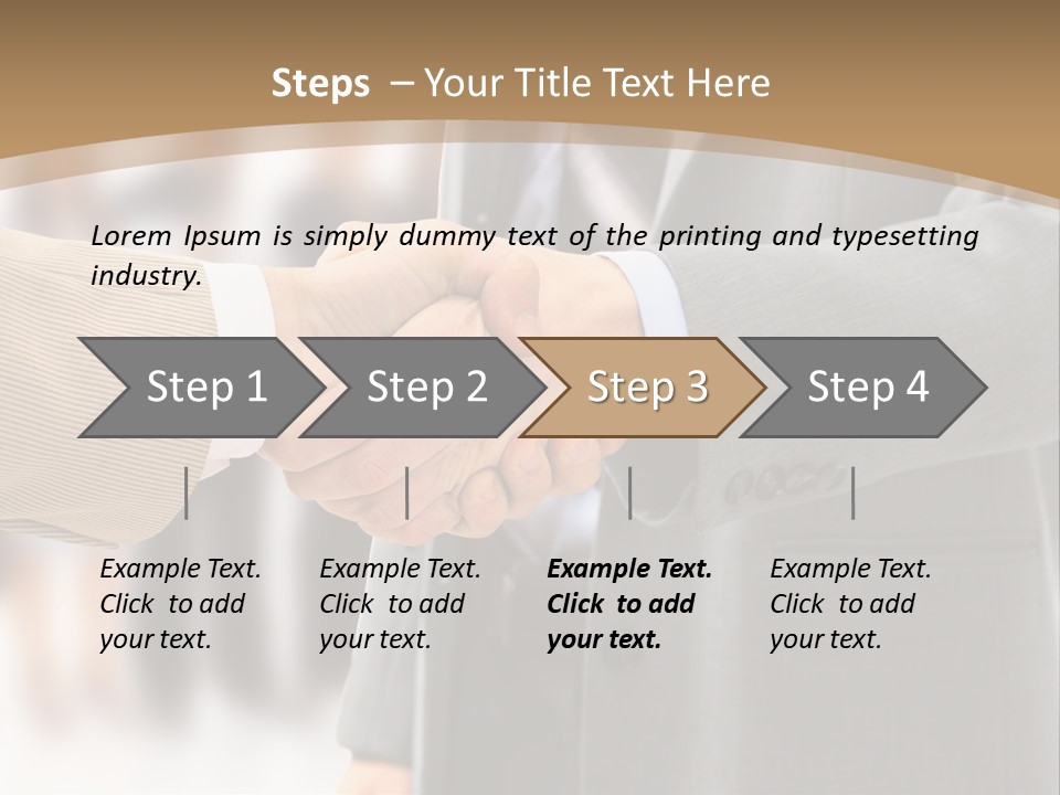 Corporate Success Greet PowerPoint Template