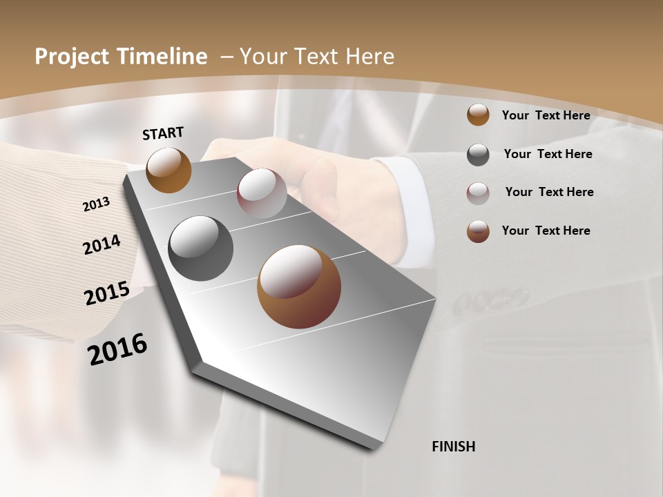 Corporate Success Greet PowerPoint Template