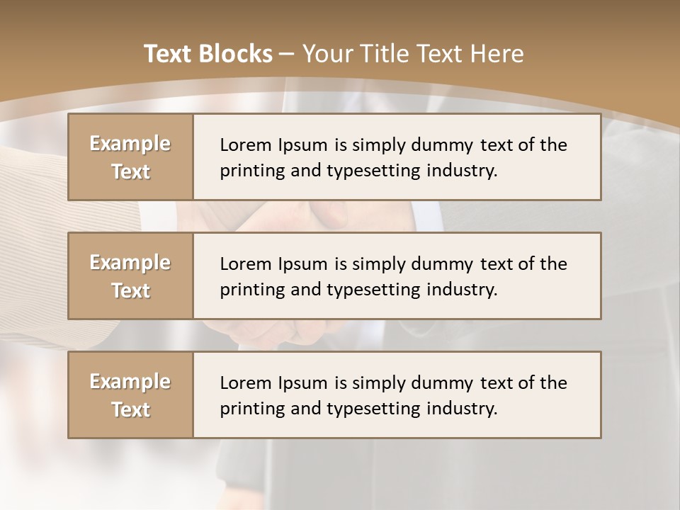 Corporate Success Greet PowerPoint Template