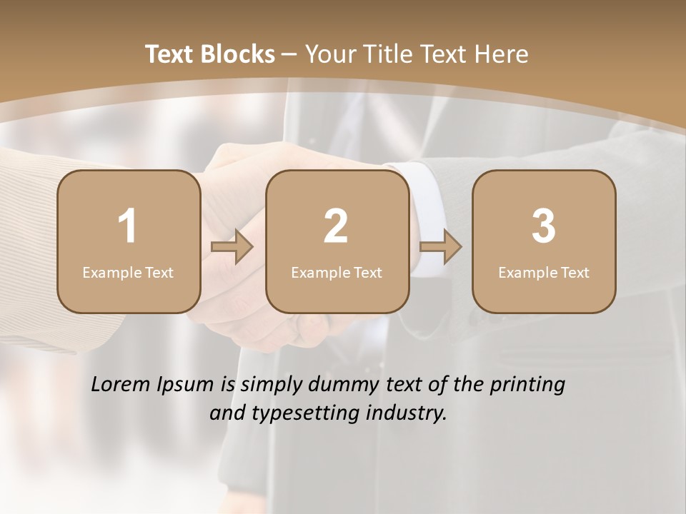 Corporate Success Greet PowerPoint Template