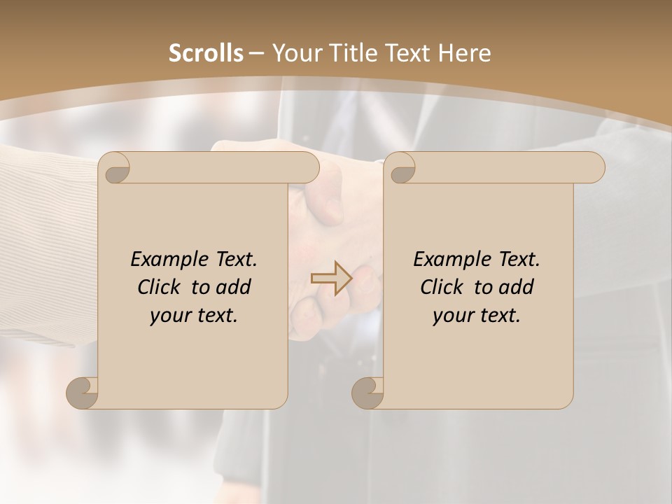 Corporate Success Greet PowerPoint Template