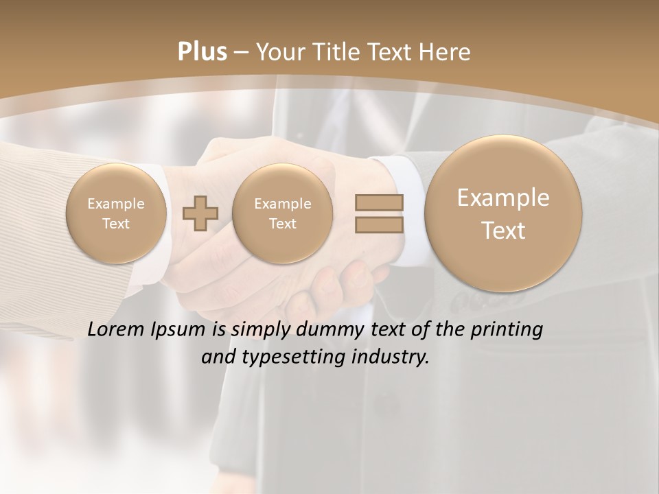 Corporate Success Greet PowerPoint Template