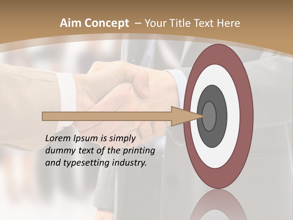 Corporate Success Greet PowerPoint Template