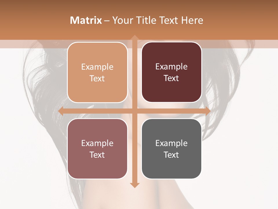 Woman One Straight PowerPoint Template