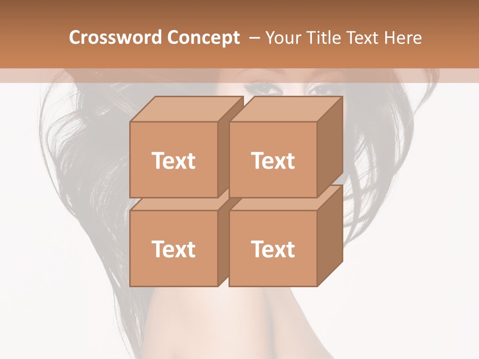 Woman One Straight PowerPoint Template