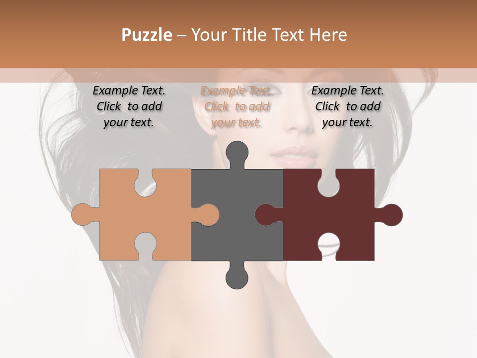 Woman One Straight PowerPoint Template