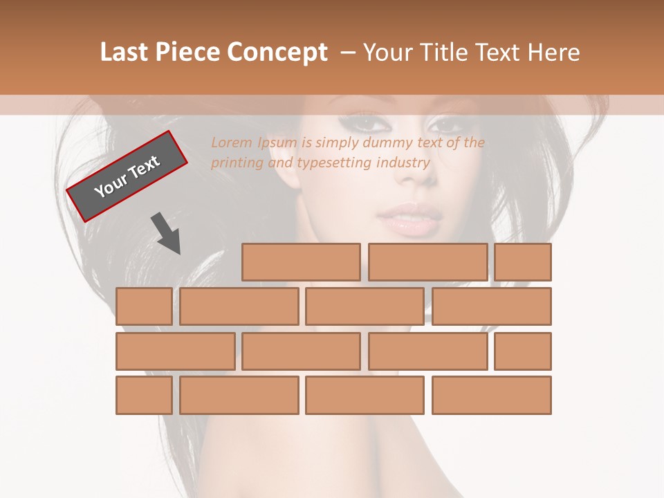Woman One Straight PowerPoint Template