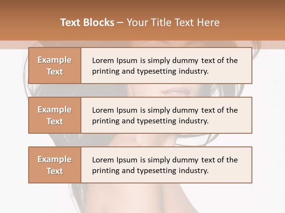 Woman One Straight PowerPoint Template