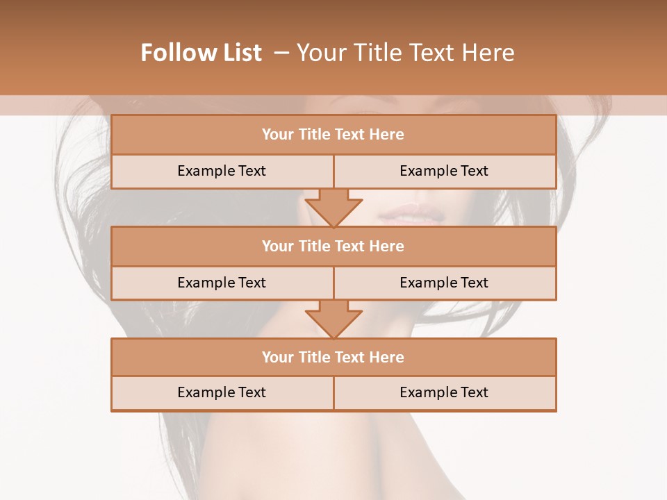 Woman One Straight PowerPoint Template