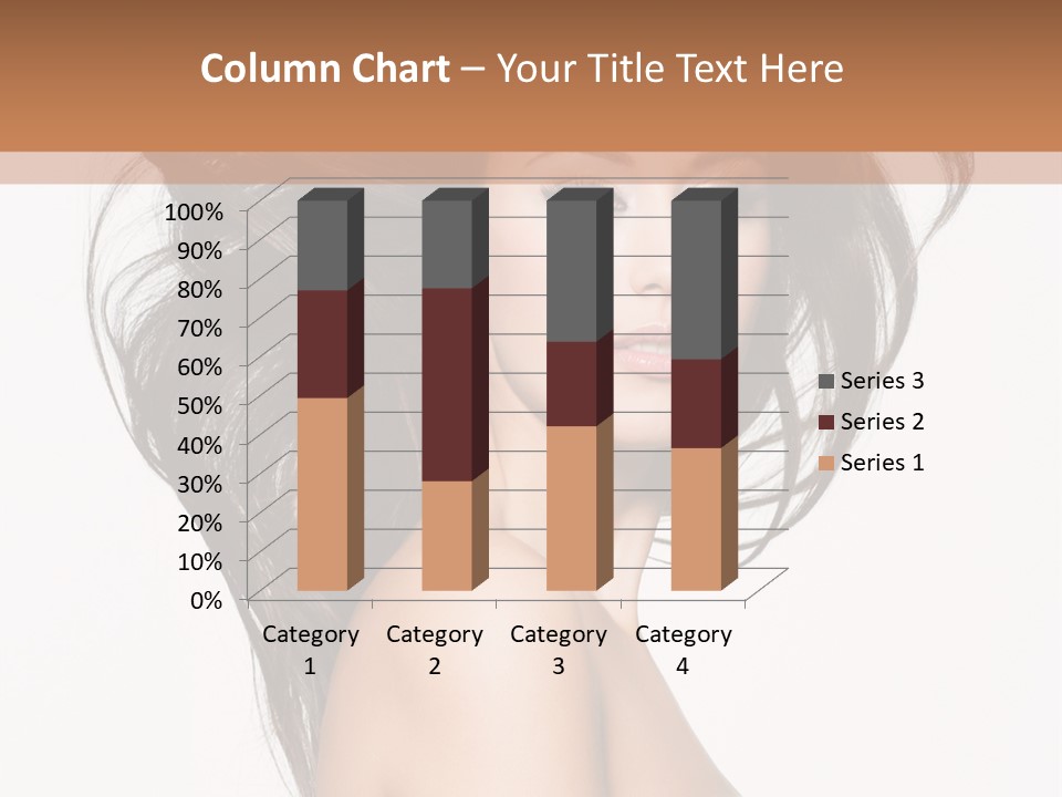 Woman One Straight PowerPoint Template
