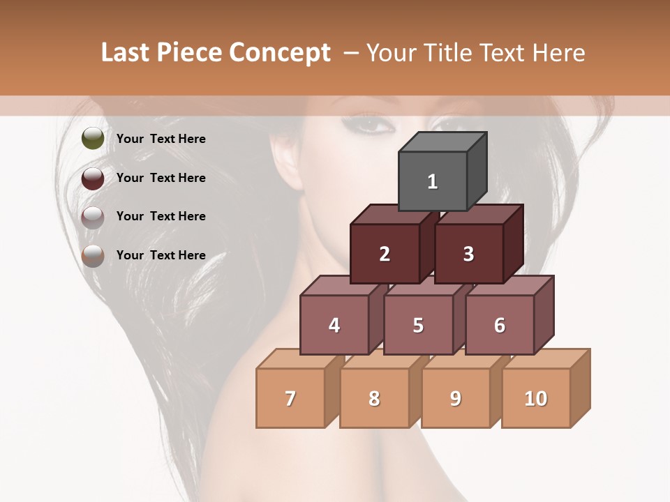 Woman One Straight PowerPoint Template