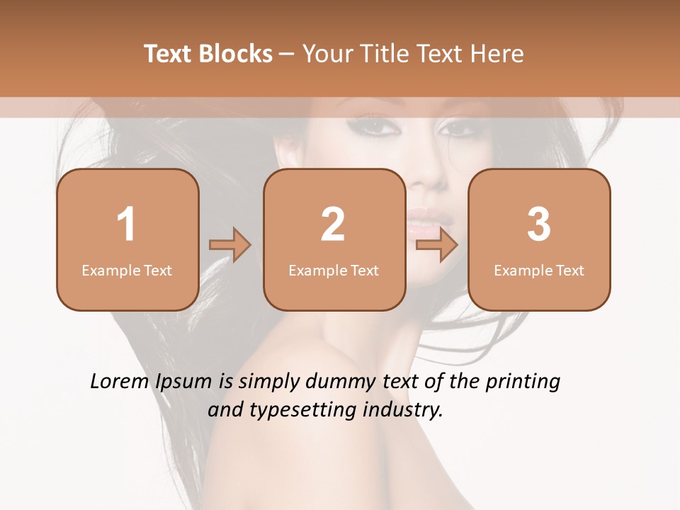 Woman One Straight PowerPoint Template