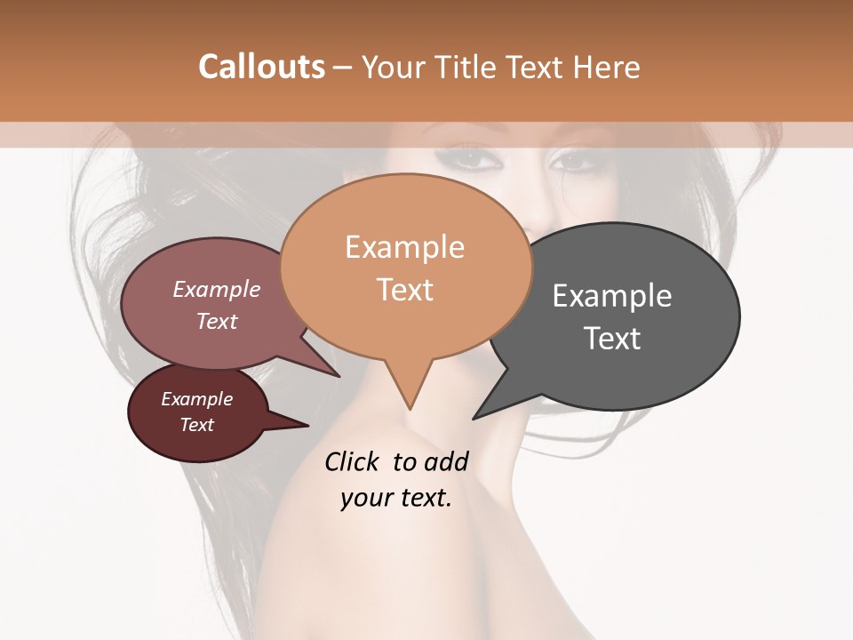 Woman One Straight PowerPoint Template