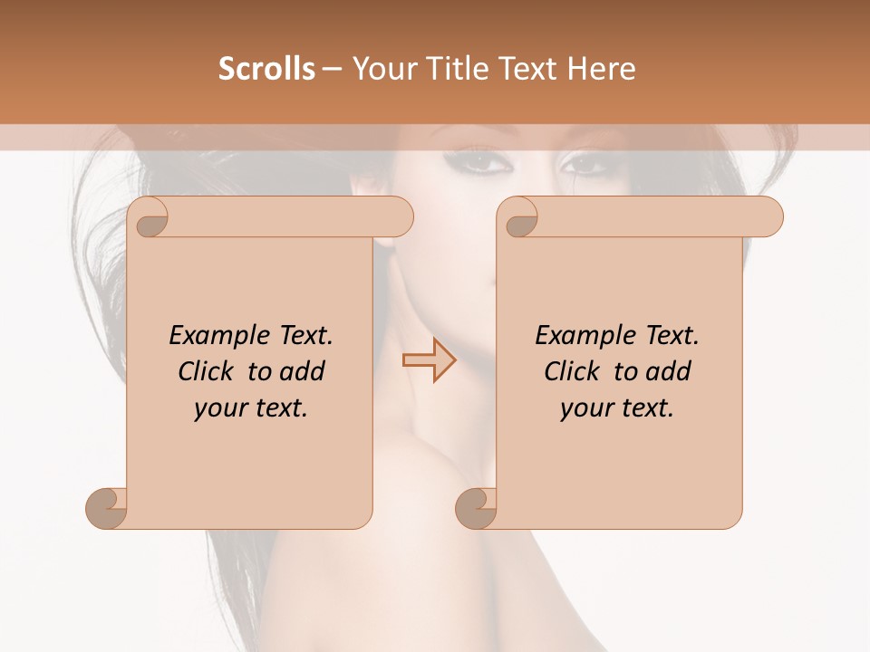 Woman One Straight PowerPoint Template
