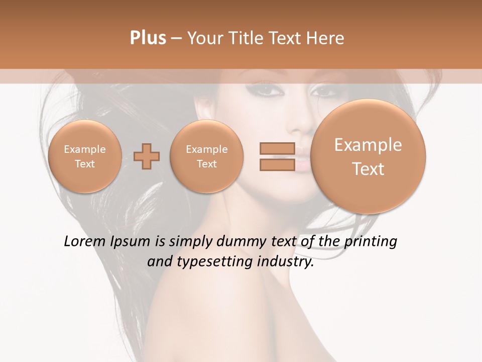 Woman One Straight PowerPoint Template