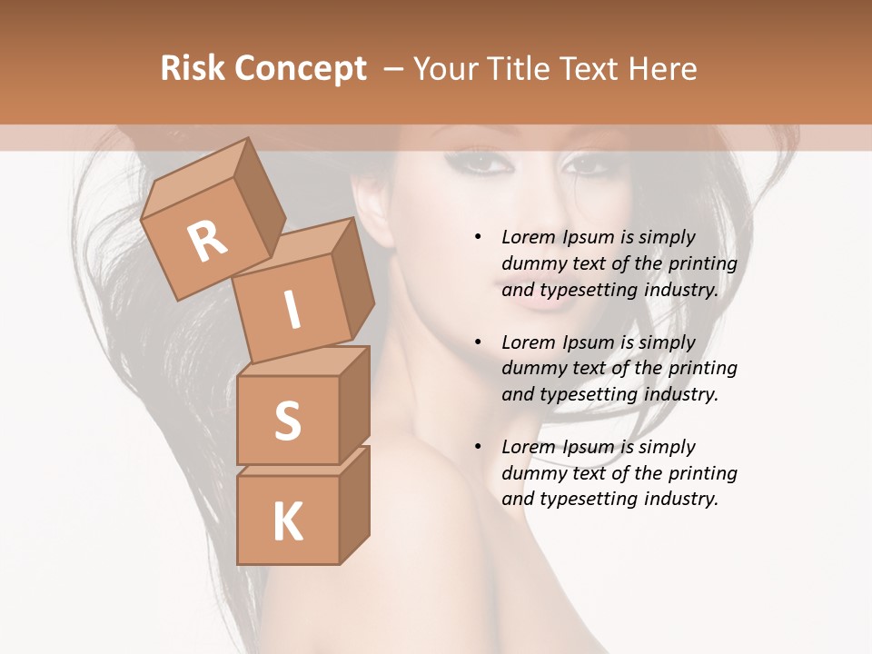 Woman One Straight PowerPoint Template