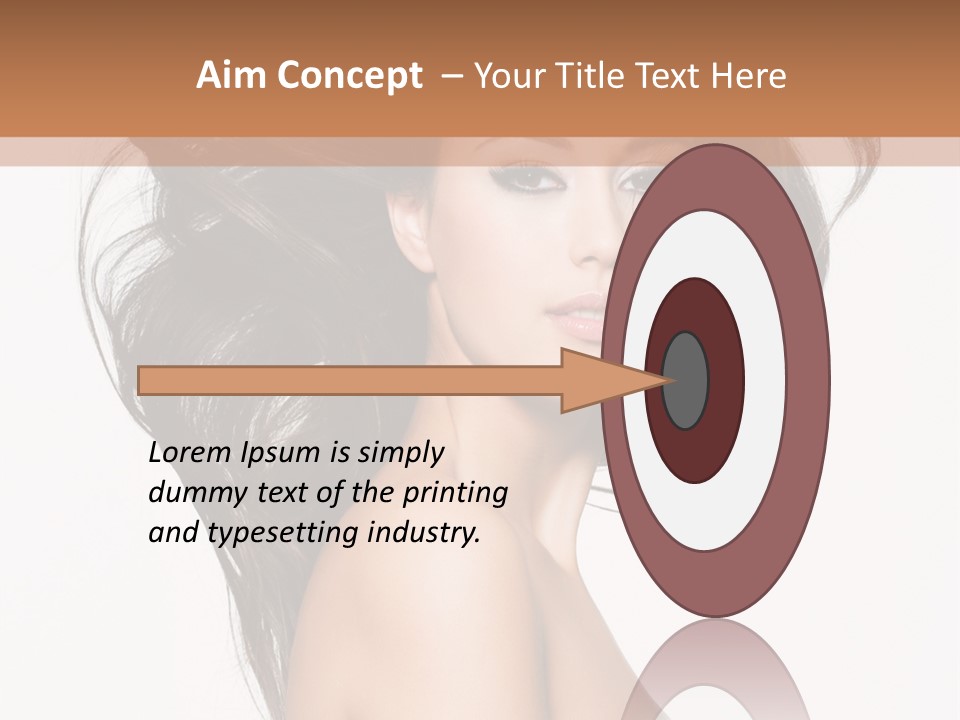 Woman One Straight PowerPoint Template