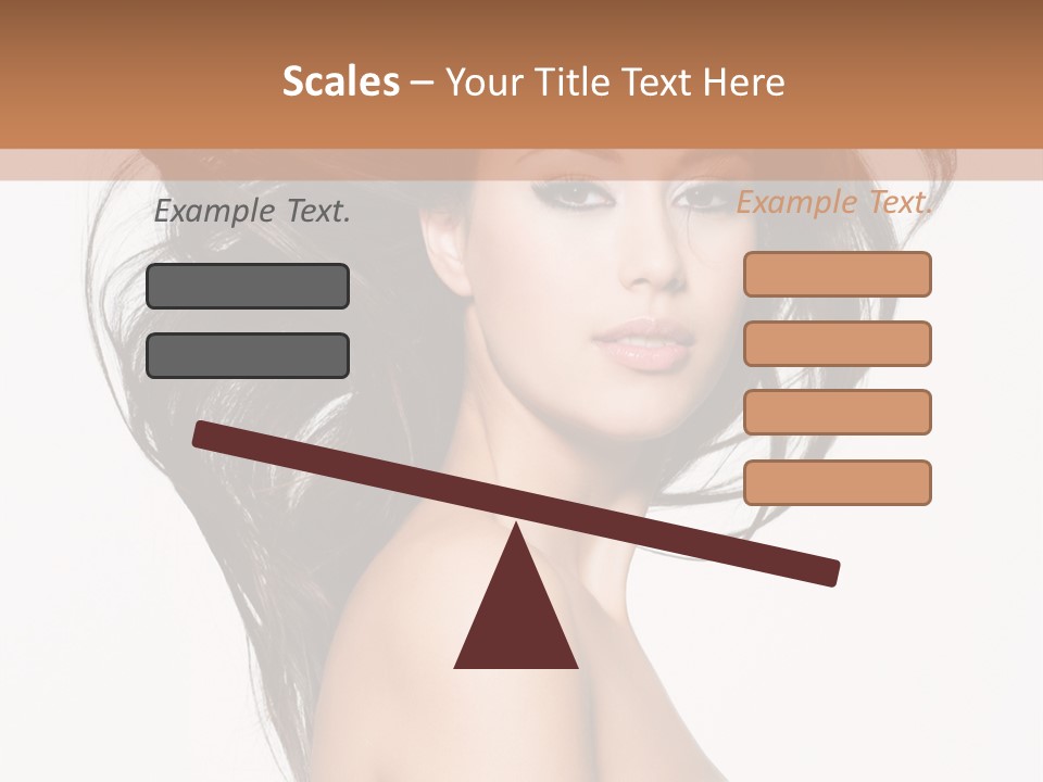 Woman One Straight PowerPoint Template