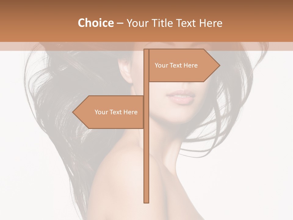 Woman One Straight PowerPoint Template