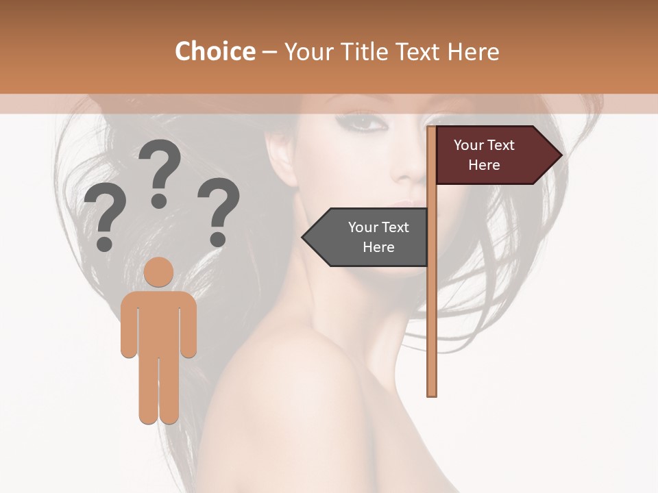 Woman One Straight PowerPoint Template