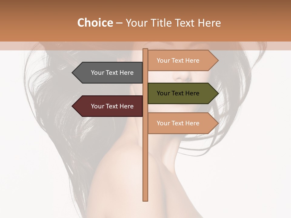 Woman One Straight PowerPoint Template