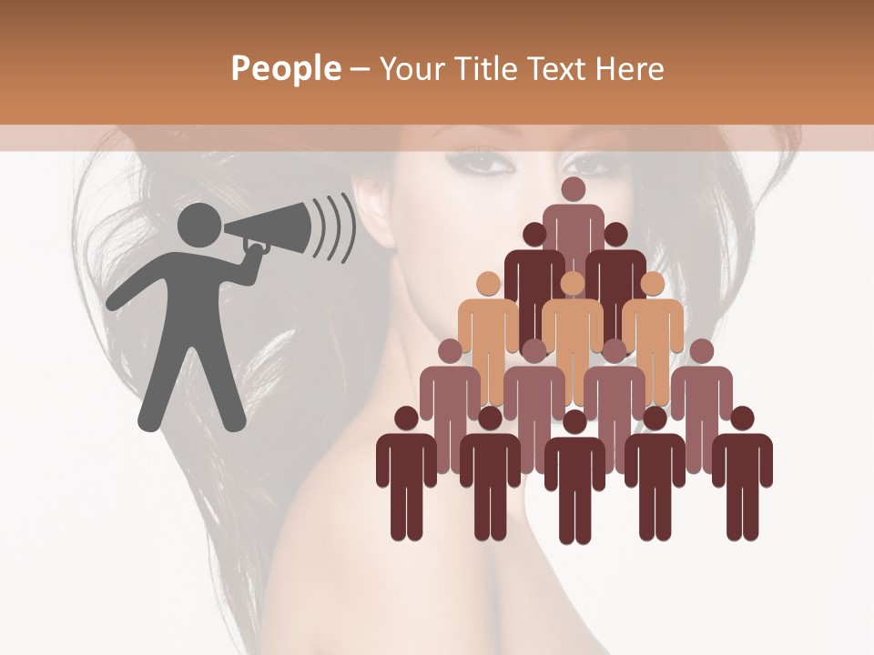 Woman One Straight PowerPoint Template