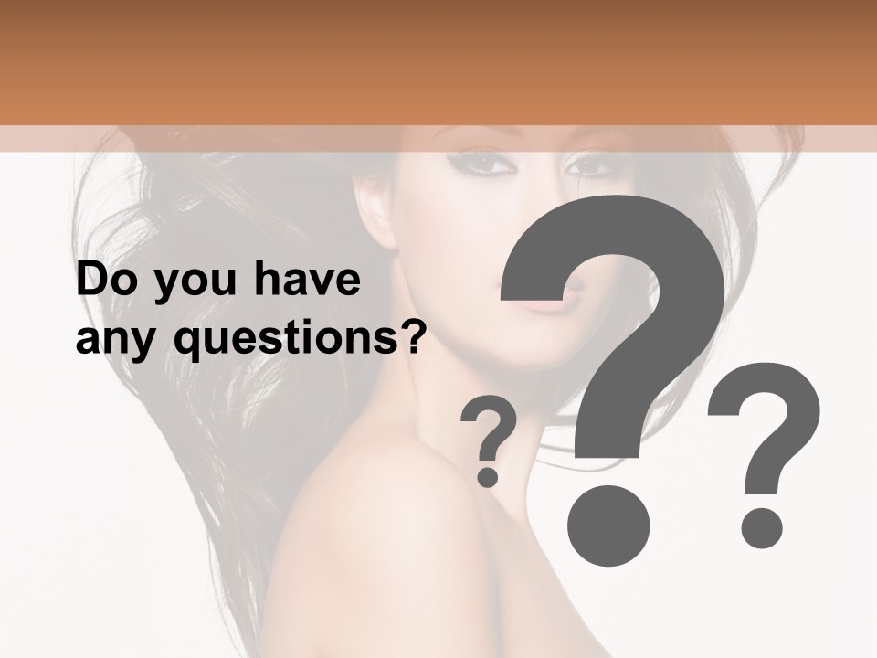 Woman One Straight PowerPoint Template