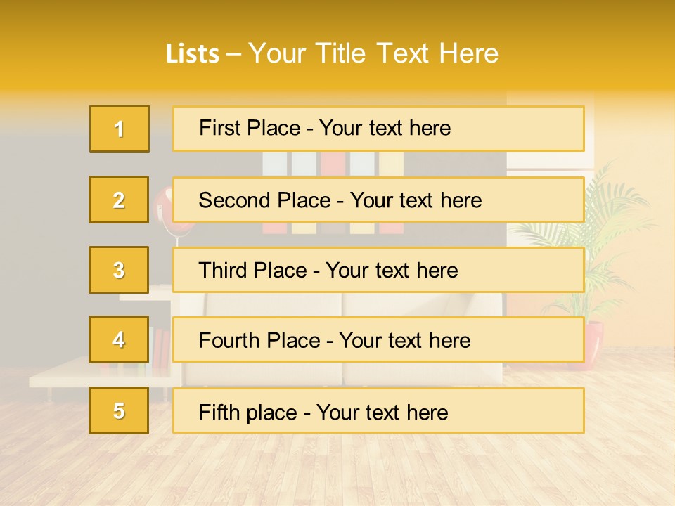 Indoors Style Residential PowerPoint Template