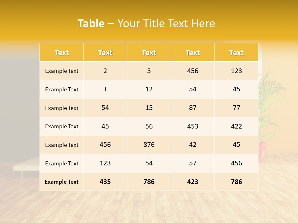 Indoors Style Residential PowerPoint Template
