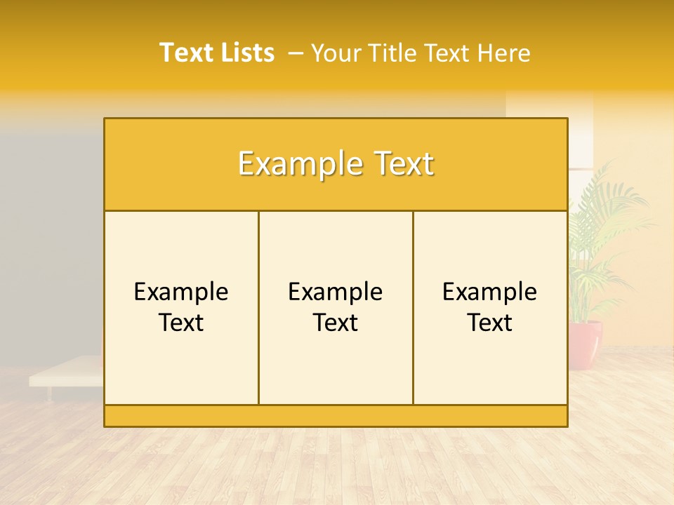 Indoors Style Residential PowerPoint Template