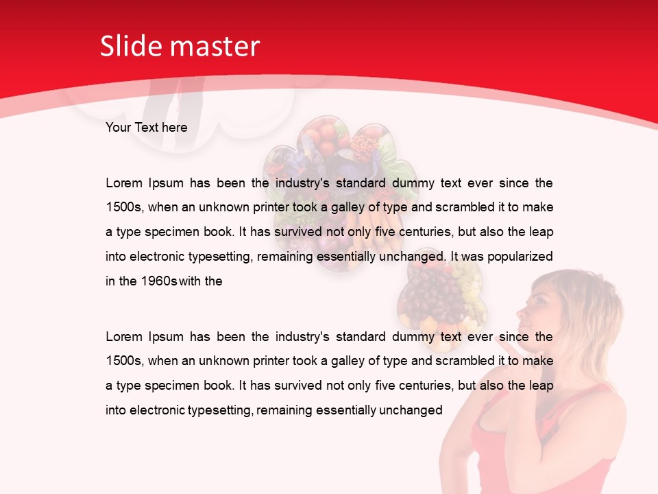 Smile Pretty Human PowerPoint Template
