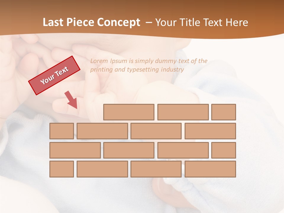 Child Human Tired PowerPoint Template