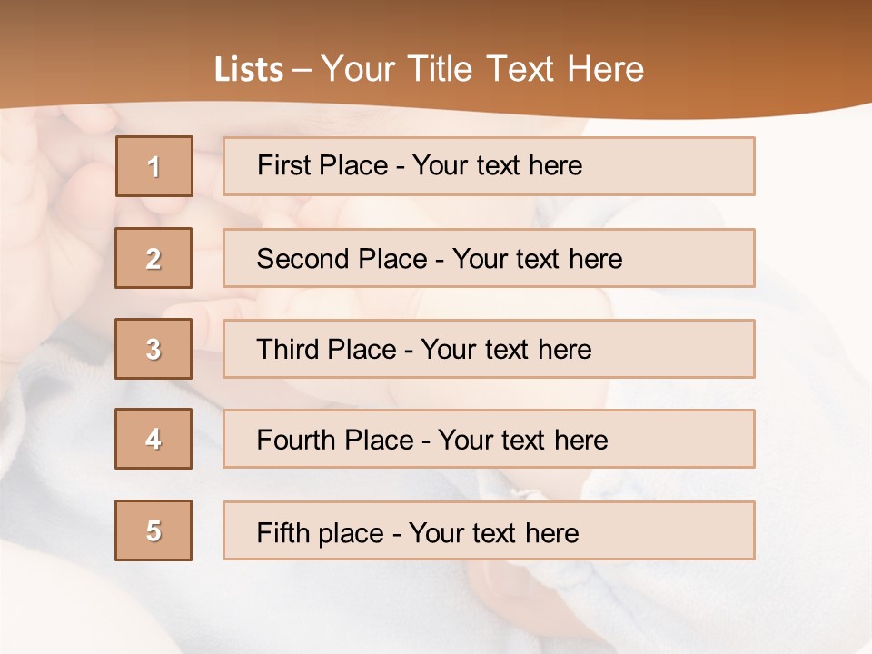 Child Human Tired PowerPoint Template