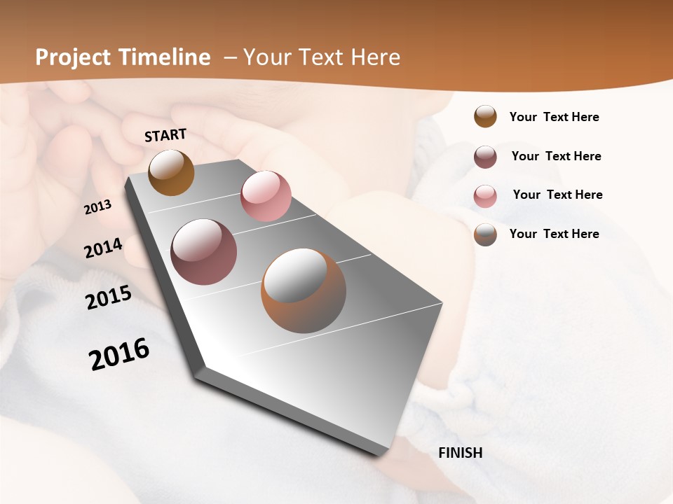 Child Human Tired PowerPoint Template