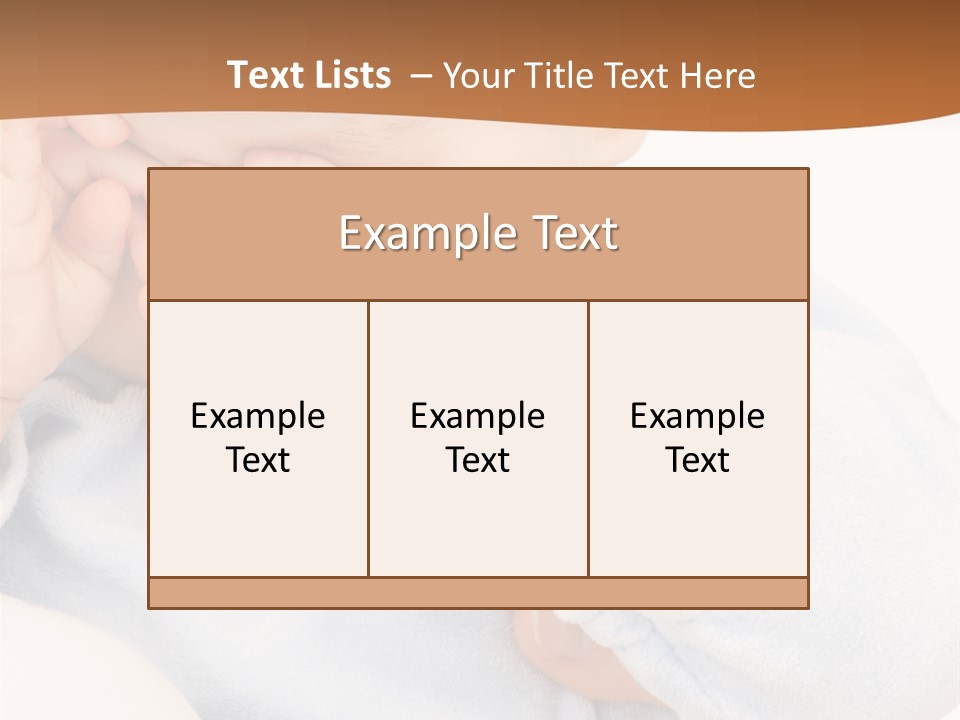 Child Human Tired PowerPoint Template