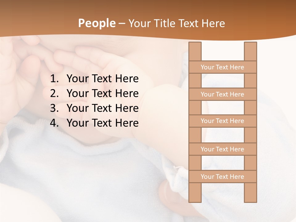 Child Human Tired PowerPoint Template