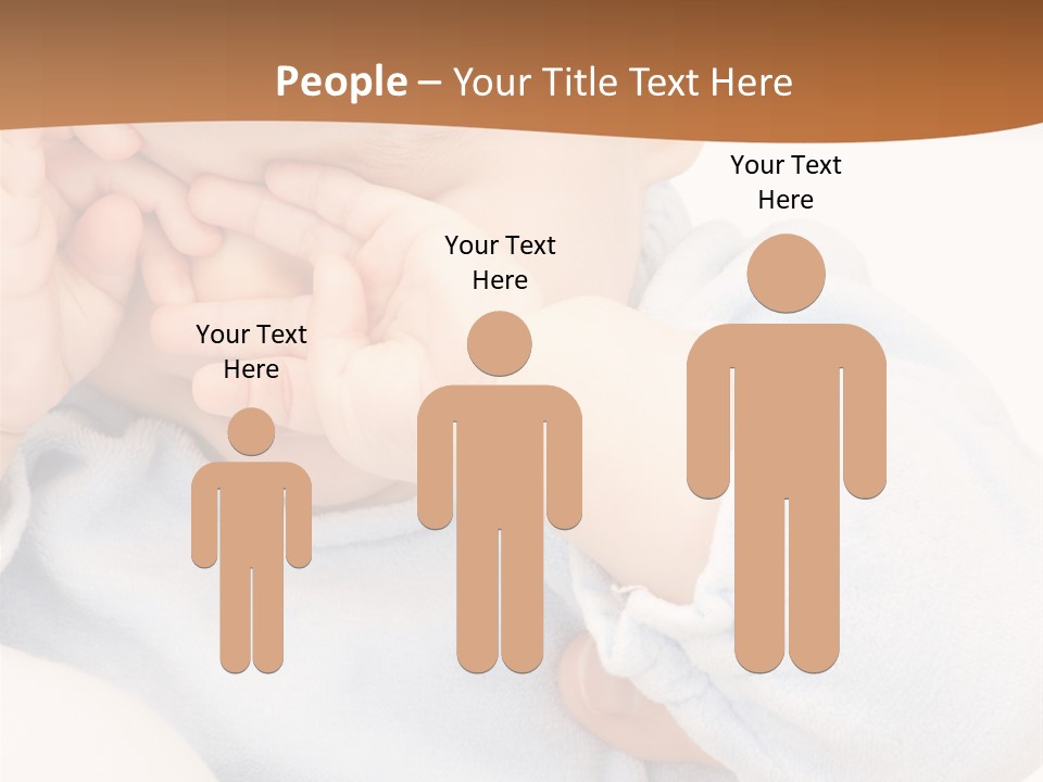 Child Human Tired PowerPoint Template